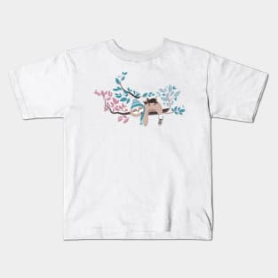 Hygge sloth Kids T-Shirt